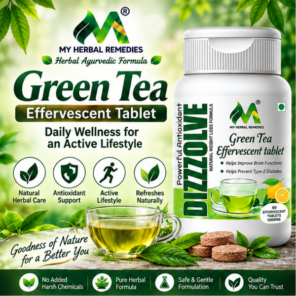 Green Tea Effervescent Tablets 1000mg || Refreshing Daily Wellness