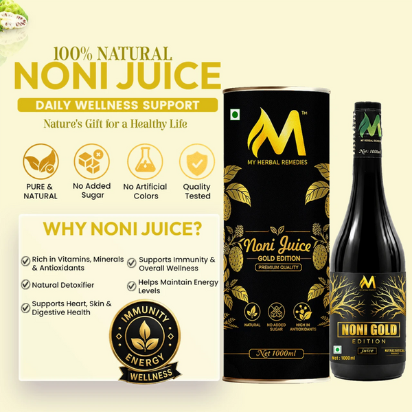 Noni Gold Edition Juice1000ML| Premium Noni Fruit Juice | My Herbal Remedies