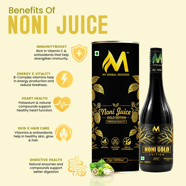 Noni Gold Edition Juice1000ML| Premium Noni Fruit Juice | My Herbal Remedies