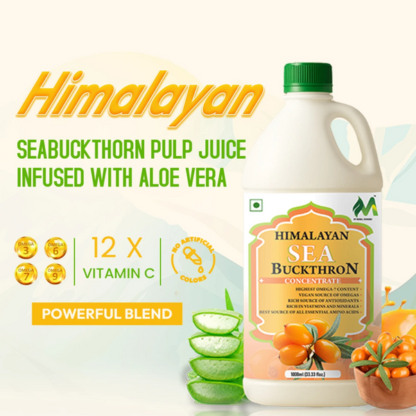 Sea Buckthorn Aloe Vera Juice – Himalayan Berry & Aloe Vera Herbal Drink | My Herbal Remedies