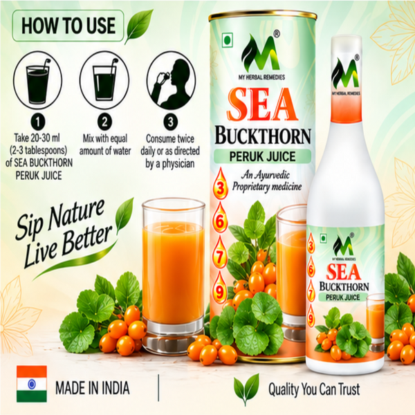 Sea Buckthorn Peruk Juice 1000ml || Premium Sea Buckthorn Peruk Juice for Daily Wellness