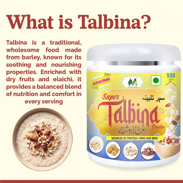 Talbina Powder 500GM | Traditional Barley-Based Nutrition Powder | My Herbal Remedies