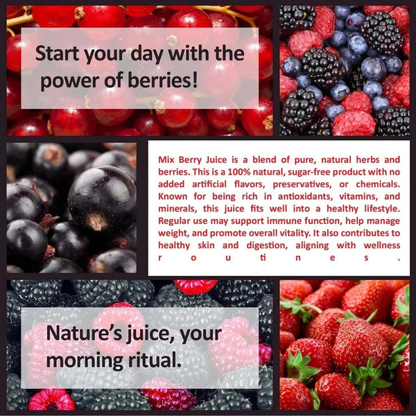 MY HERBAL REMEDIES PREMIUM MIX BERRY JUICE – MULTI BERRY BLEND