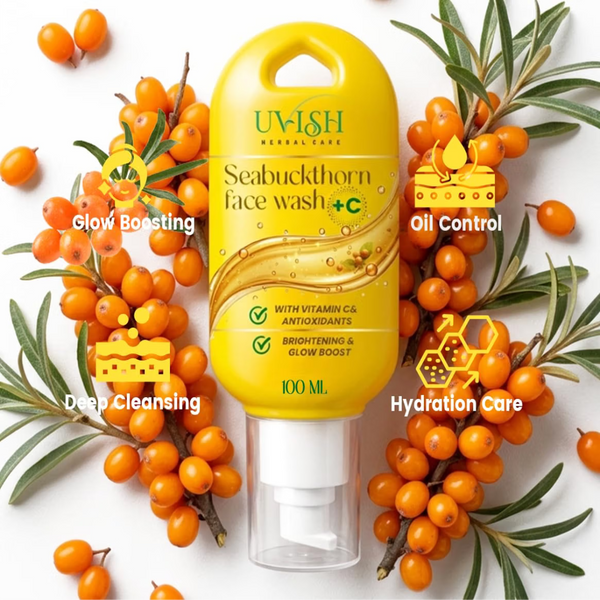Sea buckthorn Face Wash 100ml |SeaGlow Botanical Face Wash